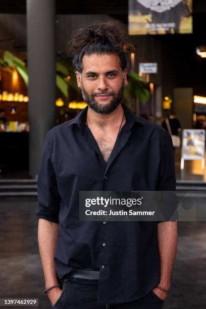 Masih Samin attends "DOG" Charity-Screening at Cinedom on May 15, 2022 in Cologne, Germany.