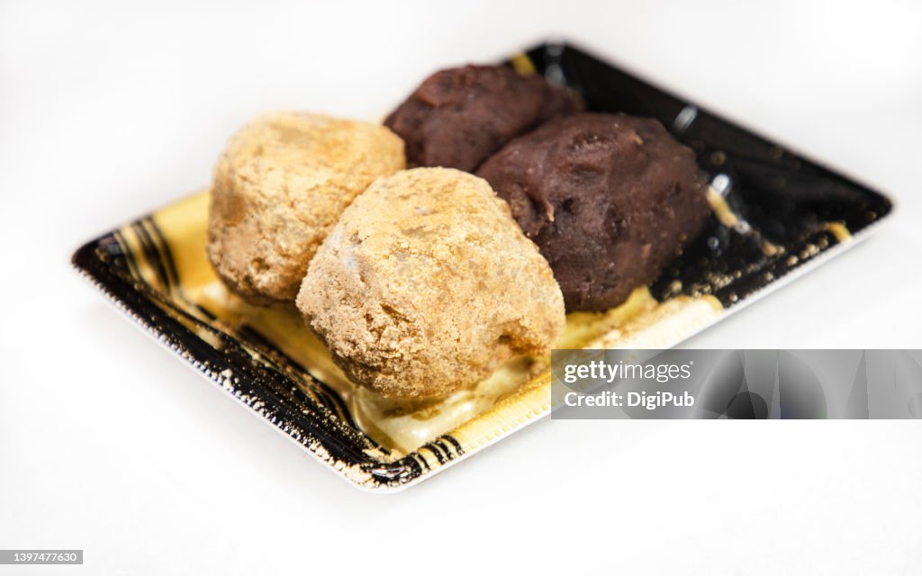 Ohagi, Japanese bean cake, wagashi (Japanese confection)