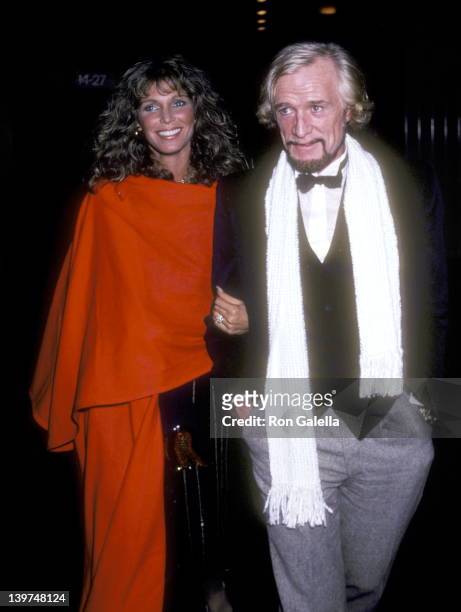 Actress Ann Turkel and Actor Richard Harris attend the Electra/Asylum Records' Party for Music Producer Richard Perry on November 2, 1981 at the...