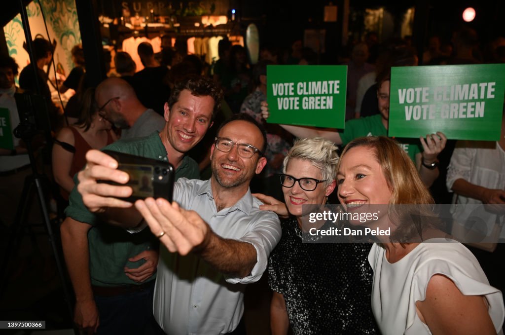 Greens Adam Bandt Attends National Campaign Launch Ahead Of Federal Election