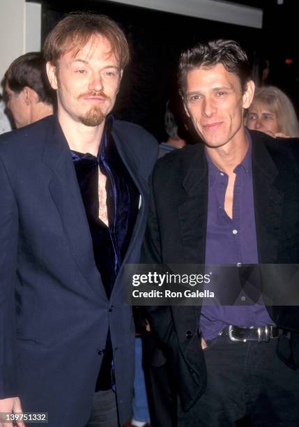 Actor Jared Harris and brother Actor Jamie Harris attend the "Good Will Hunting" Westwood Premiere on December 2, 1997 at Mann Bruin Theatre in...