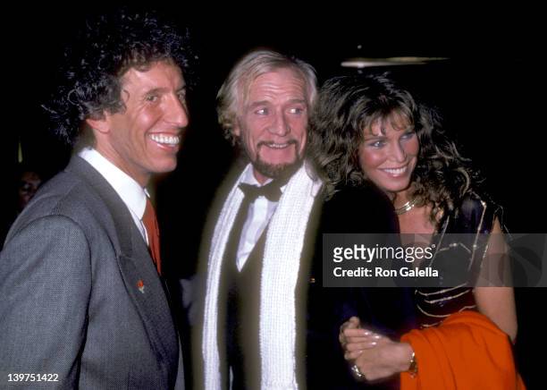 Music Producer Richard Perry, Actor Richard Harris, and Actress Ann Turkel attend the Electra/Asylum Records' Party for Music Producer Richard Perry...