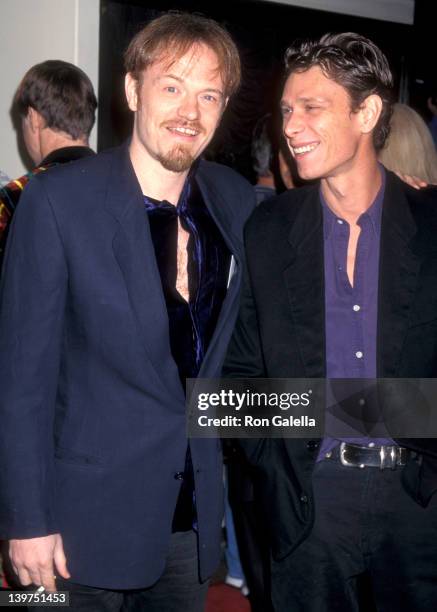 Actor Jared Harris and brother Actor Jamie Harris attend the "Good Will Hunting" Westwood Premiere on December 2, 1997 at Mann Bruin Theatre in...