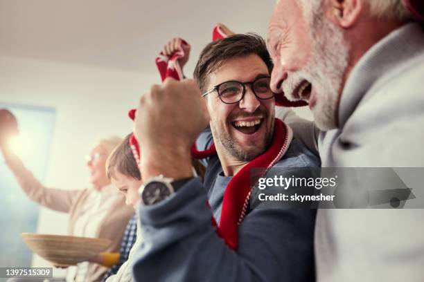 yaaay, they have scored a goal! - parents cheering stock pictures, royalty-free photos & images