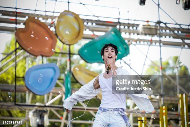 Flying performs at Beautiful Mint Life Music Festival at Olympic Park on May 15, 2022 in Seoul, South Korea.