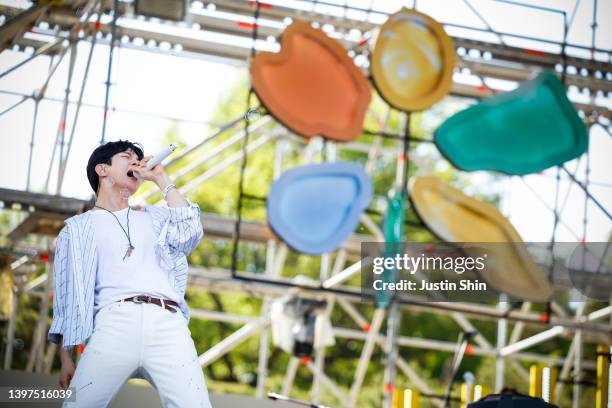 Flying performs at Beautiful Mint Life Music Festival at Olympic Park on May 15, 2022 in Seoul, South Korea.