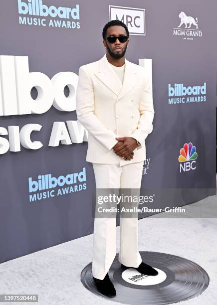 Sean "Diddy" Combs attends the 2022 Billboard Music Awards at MGM Grand Garden Arena on May 15, 2022 in Las Vegas, Nevada.