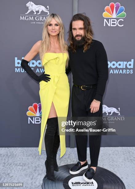 Heidi Klum and Tom Kaulitz attend the 2022 Billboard Music Awards at MGM Grand Garden Arena on May 15, 2022 in Las Vegas, Nevada.