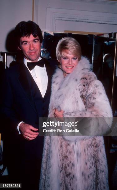 Actor Alan Thicke and wife Gloria Loring attending 10th Annual Promise Ball on November 11, 1982 at the Pierre Hotel in New York City, New York.