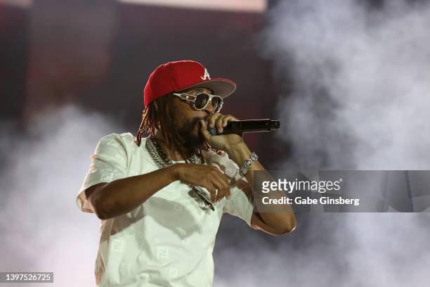 Rapper Lil Jon performs during the 2022 Lovers & Friends music festival at the Las Vegas Festival Grounds on May 15, 2022 in Las Vegas, Nevada.