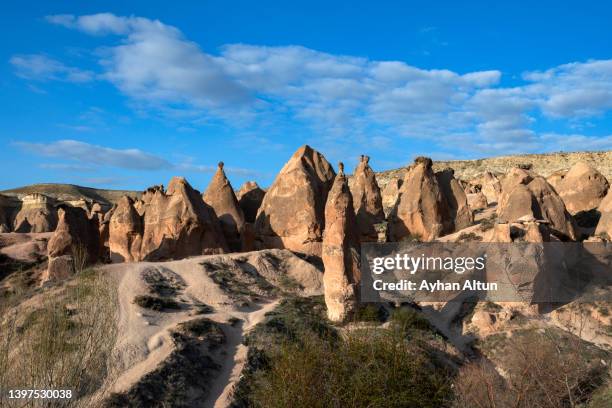 cappadocia region, nevsehir province in central anatolia of turkey - nevşehir province 個照片及圖片檔