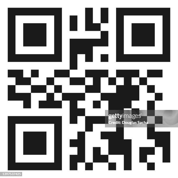 qr barcode for data labeling - barcode scanner stock-fotos und bilder