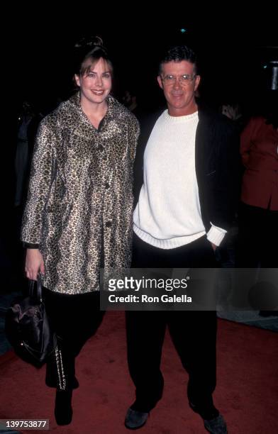 Actor Alan Thicke and wife Gina Tolleson attending the world premiere of "The Rainmaker" on November 18, 1997 at the Paramount Theater in Hollywood,...