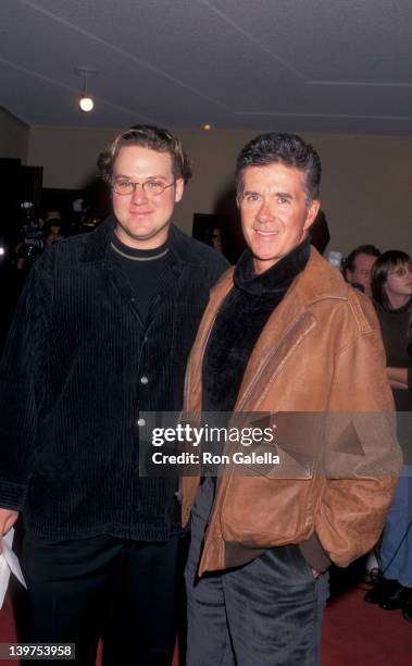 Actor Alan Thicke and son Brennan Thicke attending the premiere of "Good Will Hunting" on December 2, 1997 at Mann Bruin Theater in Westwood,...