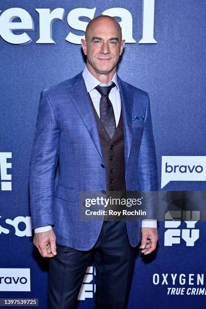 Christopher Meloni attends the 2022 NBCUniversal Upfront at Mandarin Oriental Hotel on May 16, 2022 in New York City.