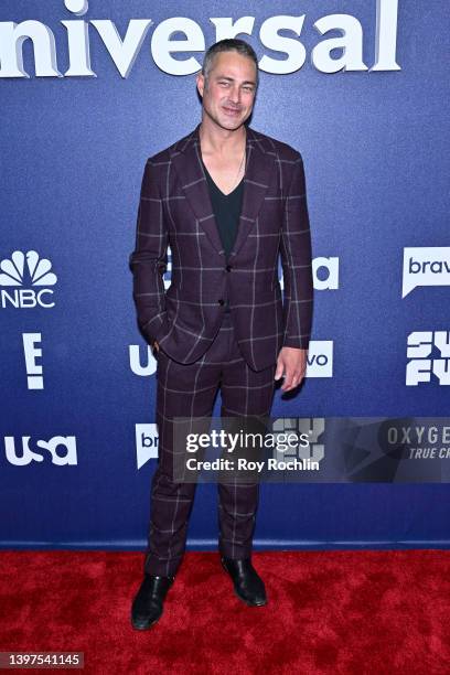 Taylor Kinney attends the 2022 NBCUniversal Upfront at Mandarin Oriental Hotel on May 16, 2022 in New York City.