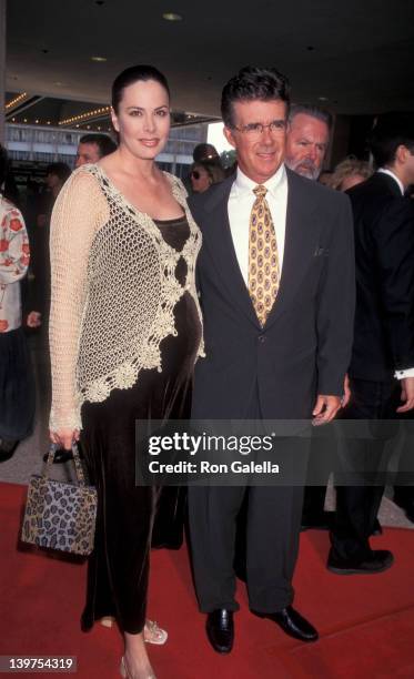 Actor Alan Thicke and wife Gina Tolleson attending the opening of "Ragtime" on June 15, 1997 at the Shubert Theater in Century City, California.