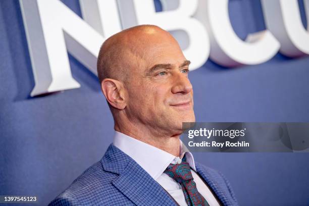 Christopher Meloni attends the 2022 NBCUniversal Upfront at Mandarin Oriental Hotel at Radio City Music Hall on May 16, 2022 in New York City.