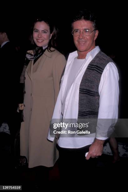 Actor Alan Thicke and wife Gina Tolleson attending the screening of "Kissing A Fool" on February 18, 1998 at Mann Plaza Theater in Westwood,...