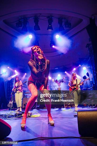 British singer Kate Nash performs live on stage during a concert at the Metropol on May 14, 2022 in Berlin, Germany.