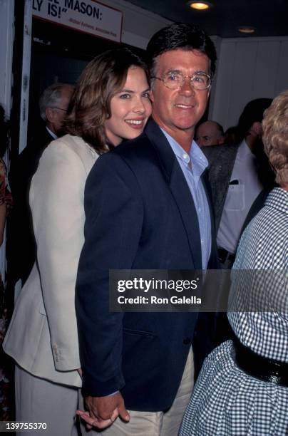 Actor Alan Thicke and wife Gina Tolleson attending the opening of "Jackie Mason-Politically Incorrect" on July 18, 1995 at the Cannon Theater in...