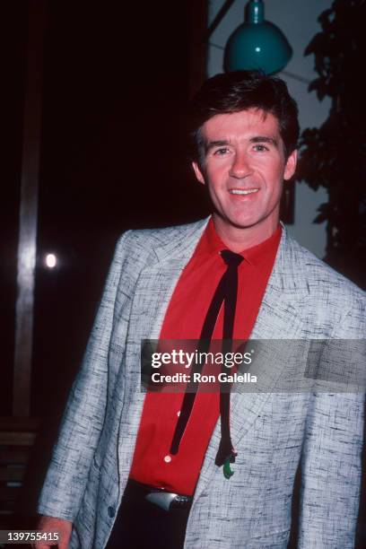 Actor Alan Thicke attending "Party for Princess Grace Foundation Awards" on November 1, 1985 at the Hard Rock Cafe in Los Angeles, California.