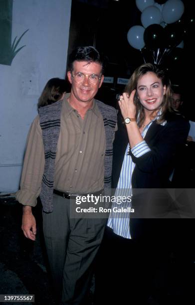 Actor Alan Thicke and wife Gina Tolleson attending the screening of "A Comedy Salute to Andy Kaufman" on March 20, 1995 at the Improvisation in Los...