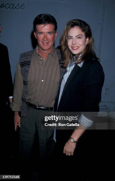 Actor Alan Thicke and wife Gina Tolleson attending the screening of "A Comedy Salute to Andy Kaufman" on March 20, 1995 at the Improvisation in Los...