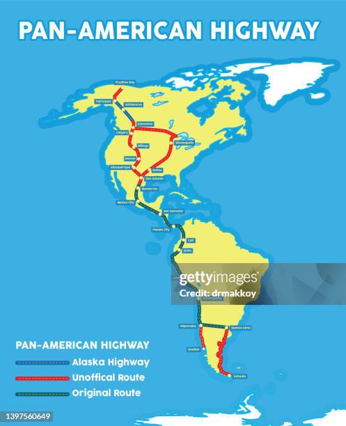 pan-american highway - montana western usa stock-grafiken, -clipart, -cartoons und -symbole