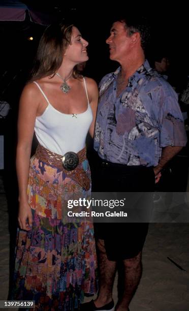 Actor Alan Thicke and wife Gina Tolleson attending "Dunn's River Celebrity Sports Invitational" on September 29, 1993 at Sandal's Resort in Dunn's...