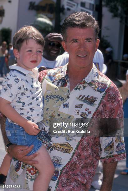 Actor Alan Thicke and son Carter Thicke attending the premiere of "Adventures of Rocky and Bullwinkle" on June 24, 2000 at Loew's Universal Cinema in...