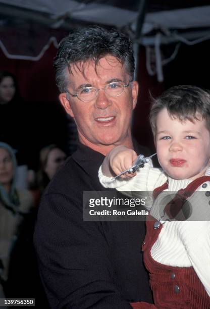 Actor Alan Thicke and son Carter Thicke attending the world premiere of "Emperor's New Groove" on December 10, 2000 at El Capitan Theater in...
