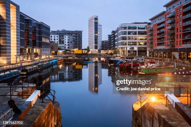 leeds dock, leeds, england - leeds canal stock pictures, royalty-free photos & images