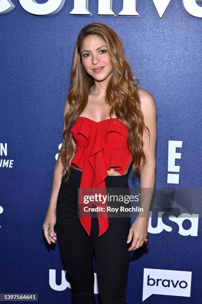Shakira attends the 2022 NBCUniversal Upfront at Mandarin Oriental Hotel on May 16, 2022 in New York City.