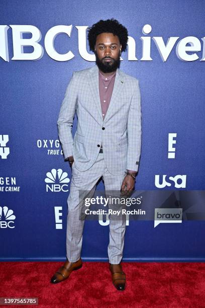 Echo Kellum attends the 2022 NBCUniversal Upfront at Mandarin Oriental Hotel on May 16, 2022 in New York City.