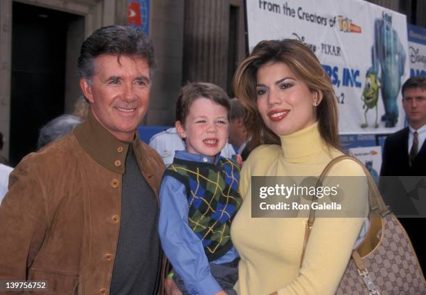 Actor Alan Thicke, date and son Carter Thicke attending the world premiere of "Monsters, Inc." on October 28, 2001 at El Capitan Theater in...