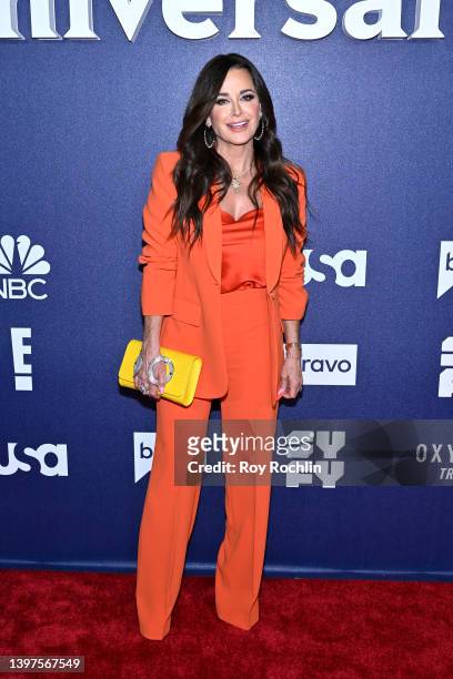 Kyle Richards attends the 2022 NBCUniversal Upfront at Mandarin Oriental Hotel on May 16, 2022 in New York City.