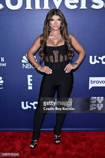 Teresa Giudice attends the 2022 NBCUniversal Upfront at Mandarin Oriental Hotel on May 16, 2022 in New York City.