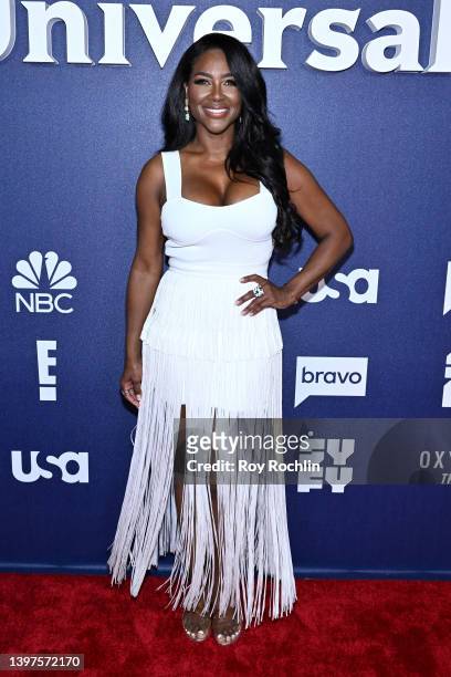 Kenya Moore attends the 2022 NBCUniversal Upfront at Mandarin Oriental Hotel on May 16, 2022 in New York City.
