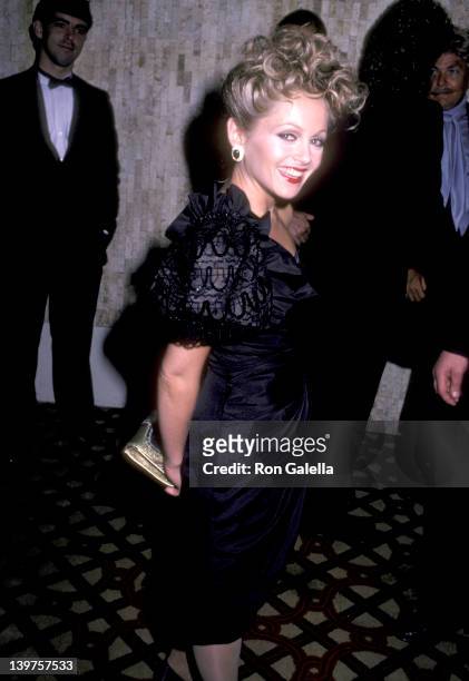 Actress Charlene Tilton attends the 30th Annual Thalians Ball on October 12, 1985 at Century Plaza Hotel in Los Angeles, California.