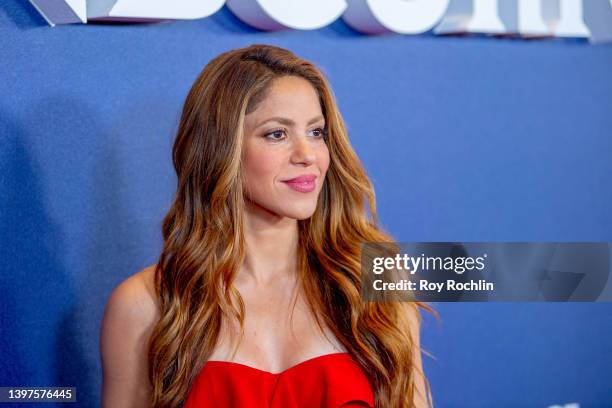 Shakira attends the 2022 NBCUniversal Upfront at Mandarin Oriental Hotel at Radio City Music Hall on May 16, 2022 in New York City.