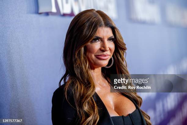 Teresa Giudice attends the 2022 NBCUniversal Upfront at Mandarin Oriental Hotel at Radio City Music Hall on May 16, 2022 in New York City.