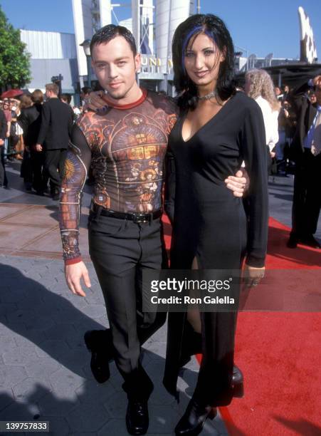 Musician Darren Hayes of Savage Garden and Colby Taylor attend 15th Annual MTV Video Music Awards on September 10, 1998 at the Universal Ampitheater...