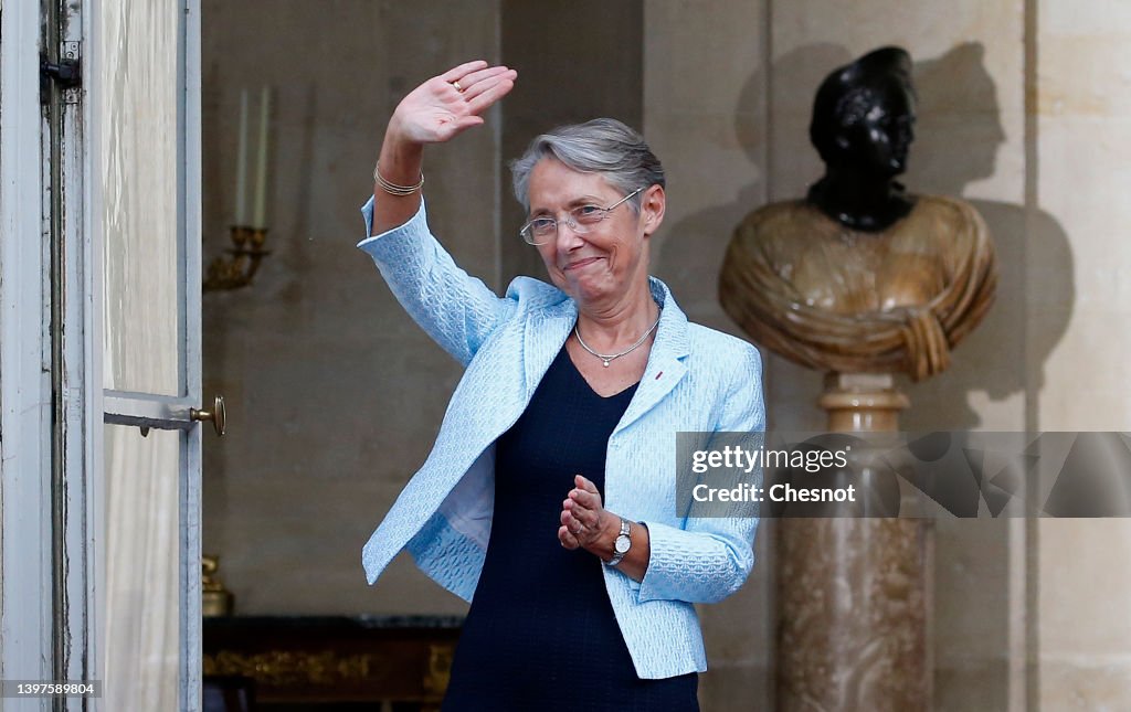 Handover Ceremony to France's New Prime Minister Takes Place At Official Residence