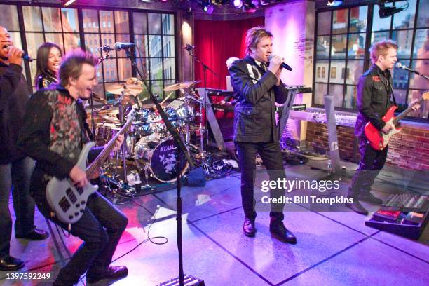 November 15, 2007: MANDATORY CREDIT Bill Tompkins/Getty Images Duran Duran performs on A&E's television program PRIVATE SESSIONS on November 15, 2007...