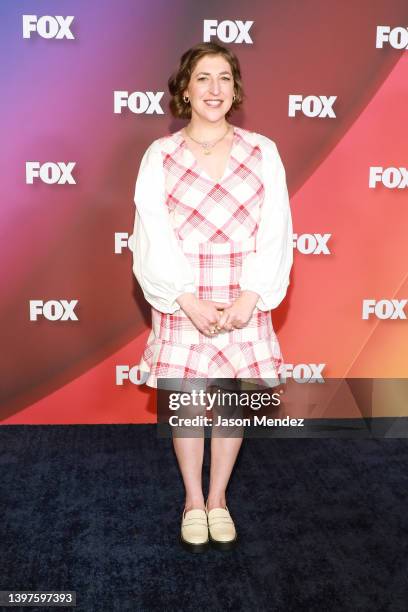 Mayim Bialik attends the 2022 Fox Upfront on May 16, 2022 in New York City.