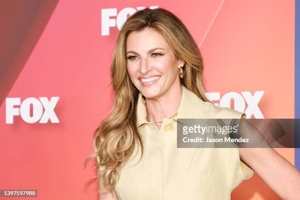 Erin Andrews attends the 2022 Fox Upfront on May 16, 2022 in New York City.