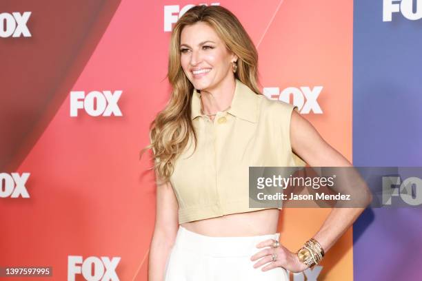 Erin Andrews attends the 2022 Fox Upfront on May 16, 2022 in New York City.