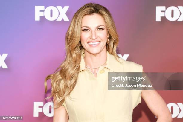 Erin Andrews attends the 2022 Fox Upfront on May 16, 2022 in New York City.