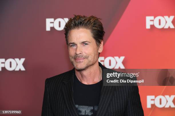 Rob Lowe attends 2022 Fox Upfront on May 16, 2022 in New York City.